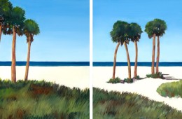 Beachscape Diptych